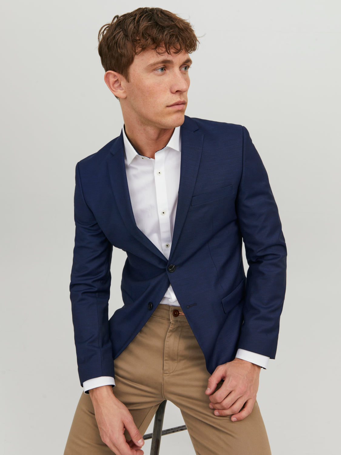 JPRSOLARIS Blazer - Dark Navy